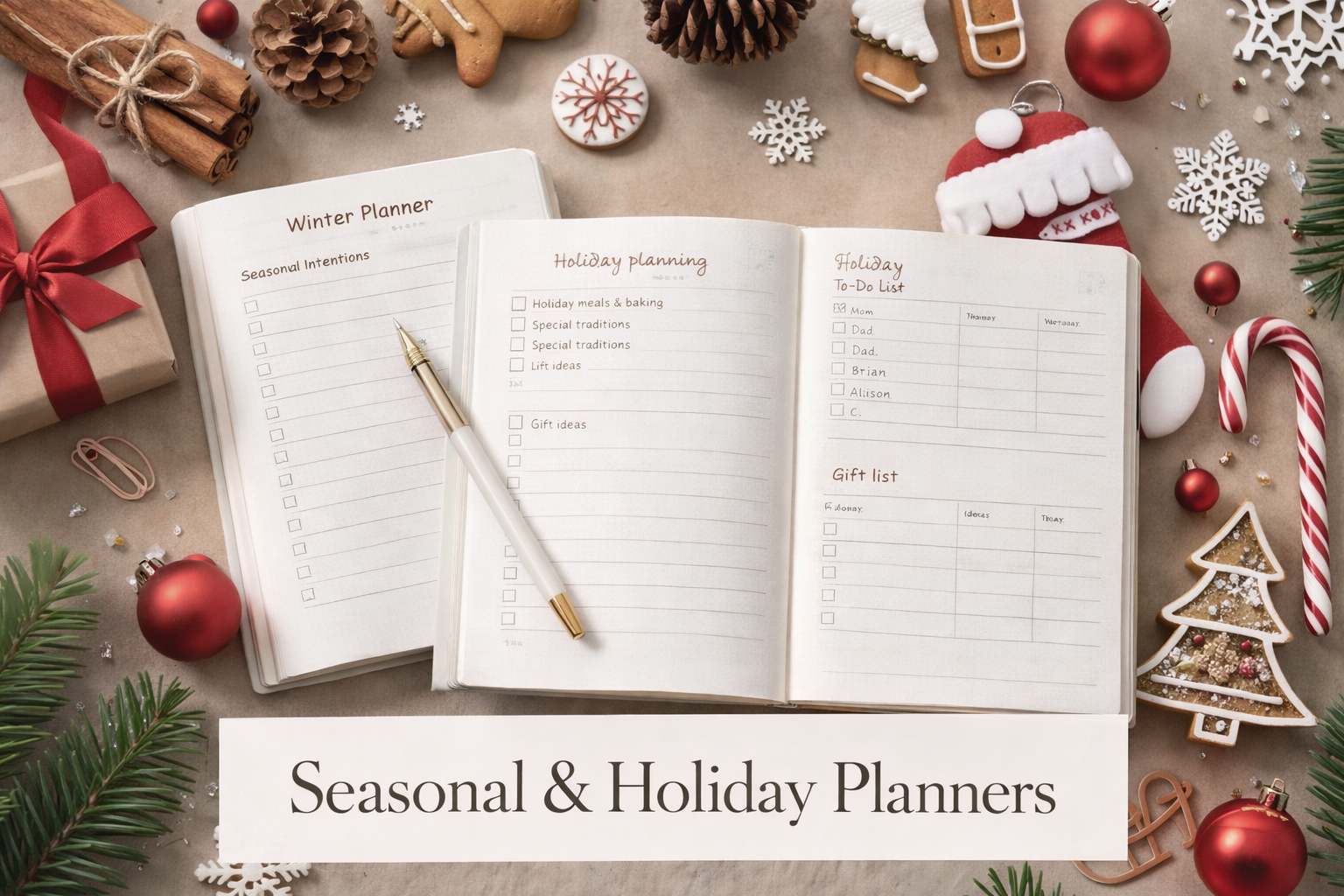 Seasonal & Holiday Planners