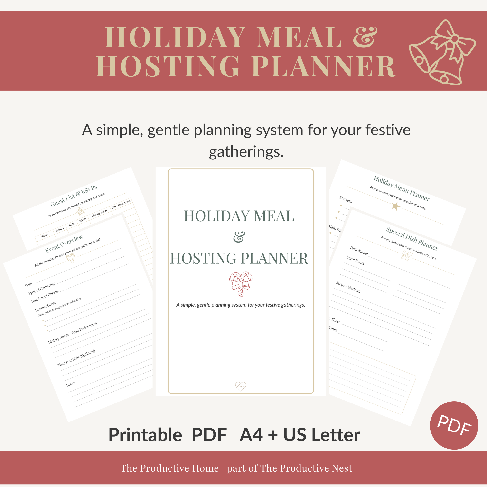 Holiday Meal & Hosting Planner