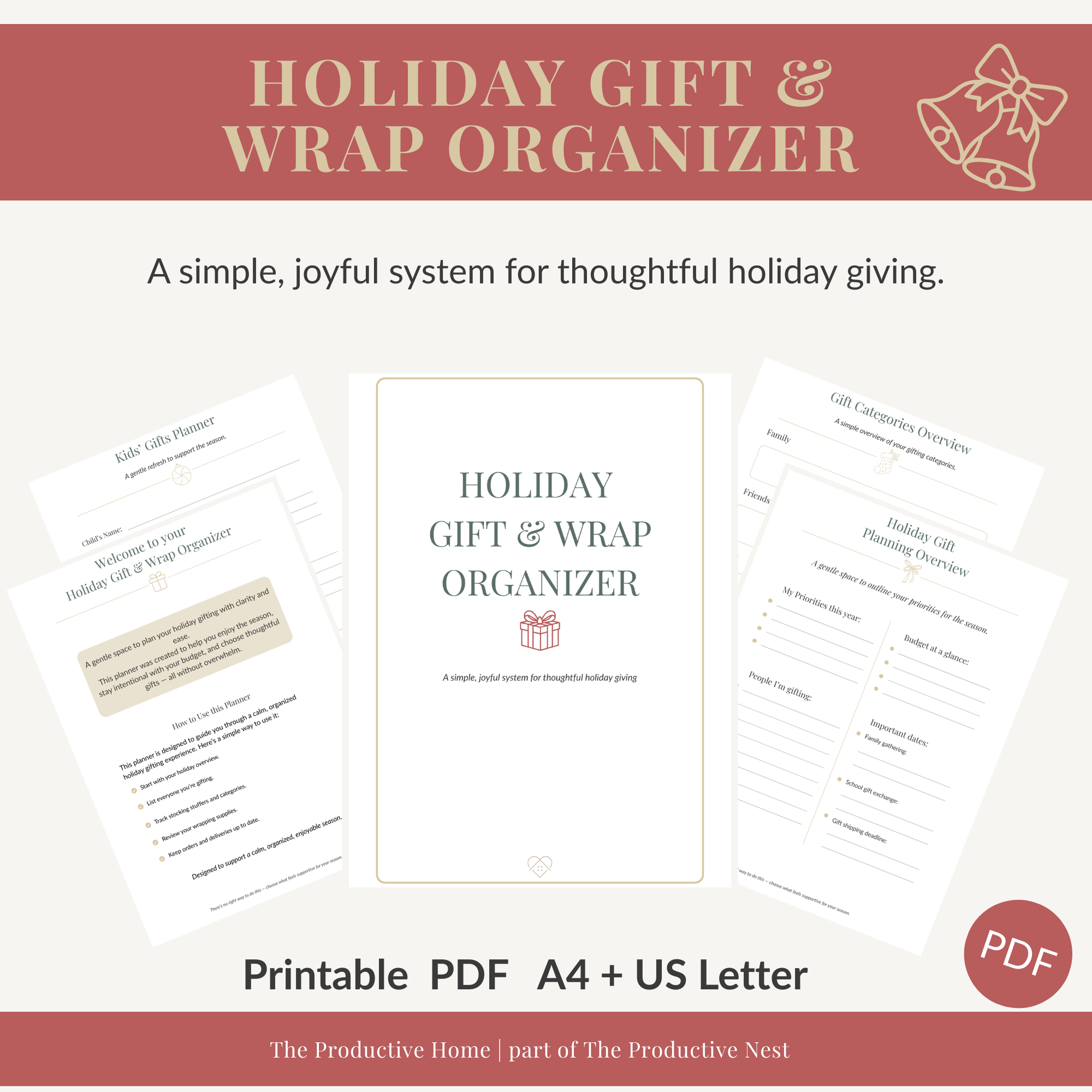 The Holiday Gift & Wrap Organiser