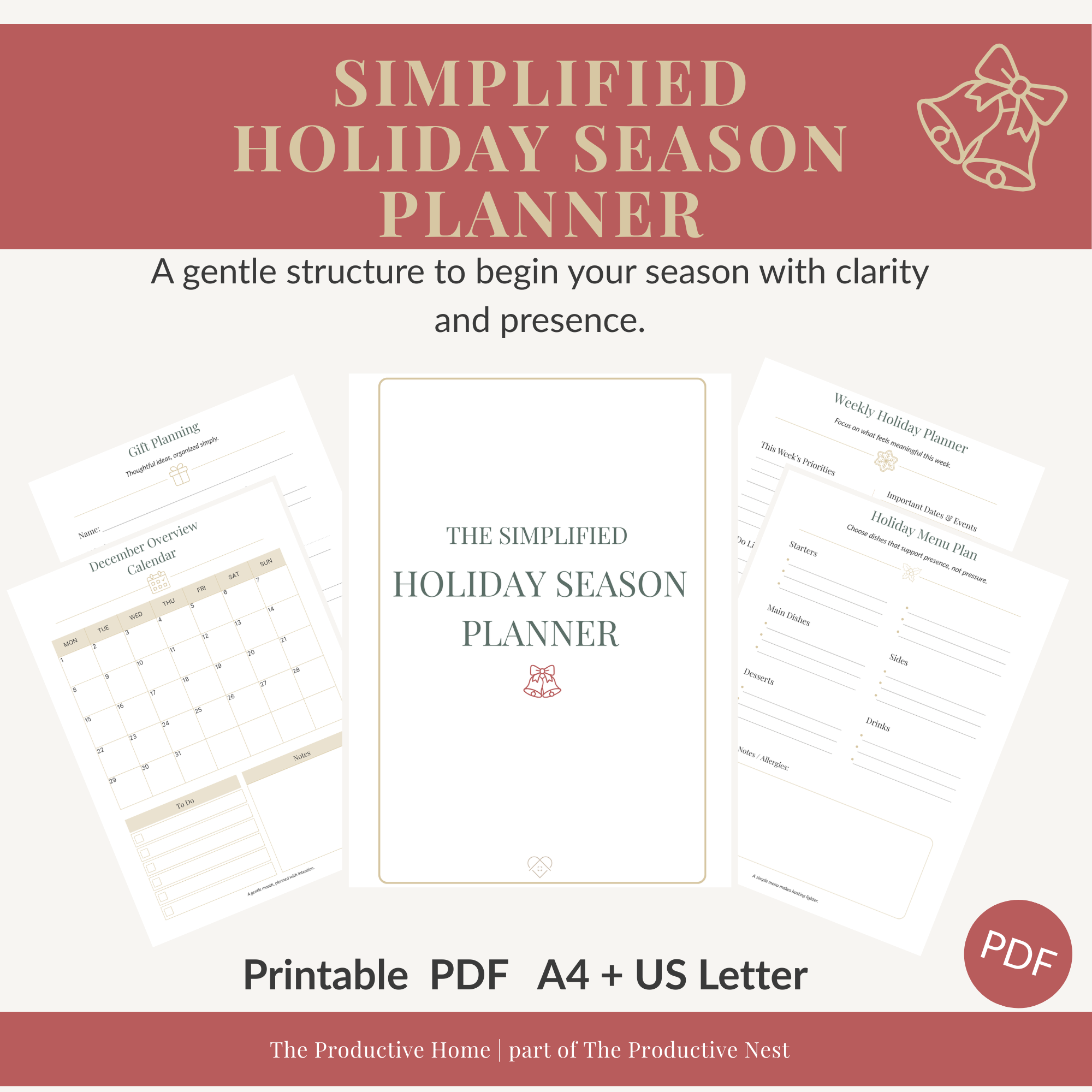 The Simplified Holiday Season Planner