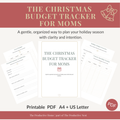 The Christmas Budget Tracker for Moms